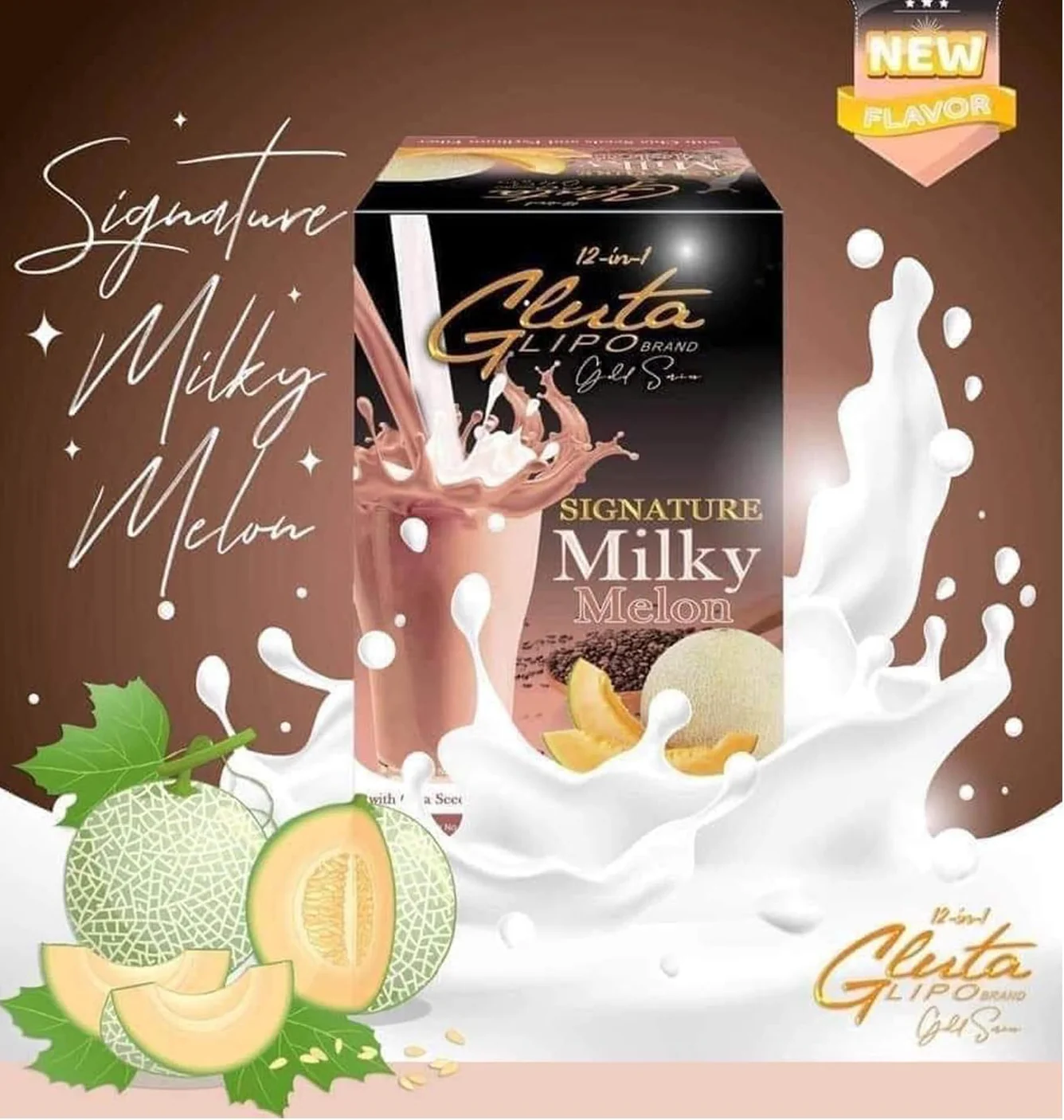 Gluta Lipo 12 In 1 Signature Milky Melon - 250g - Image 3