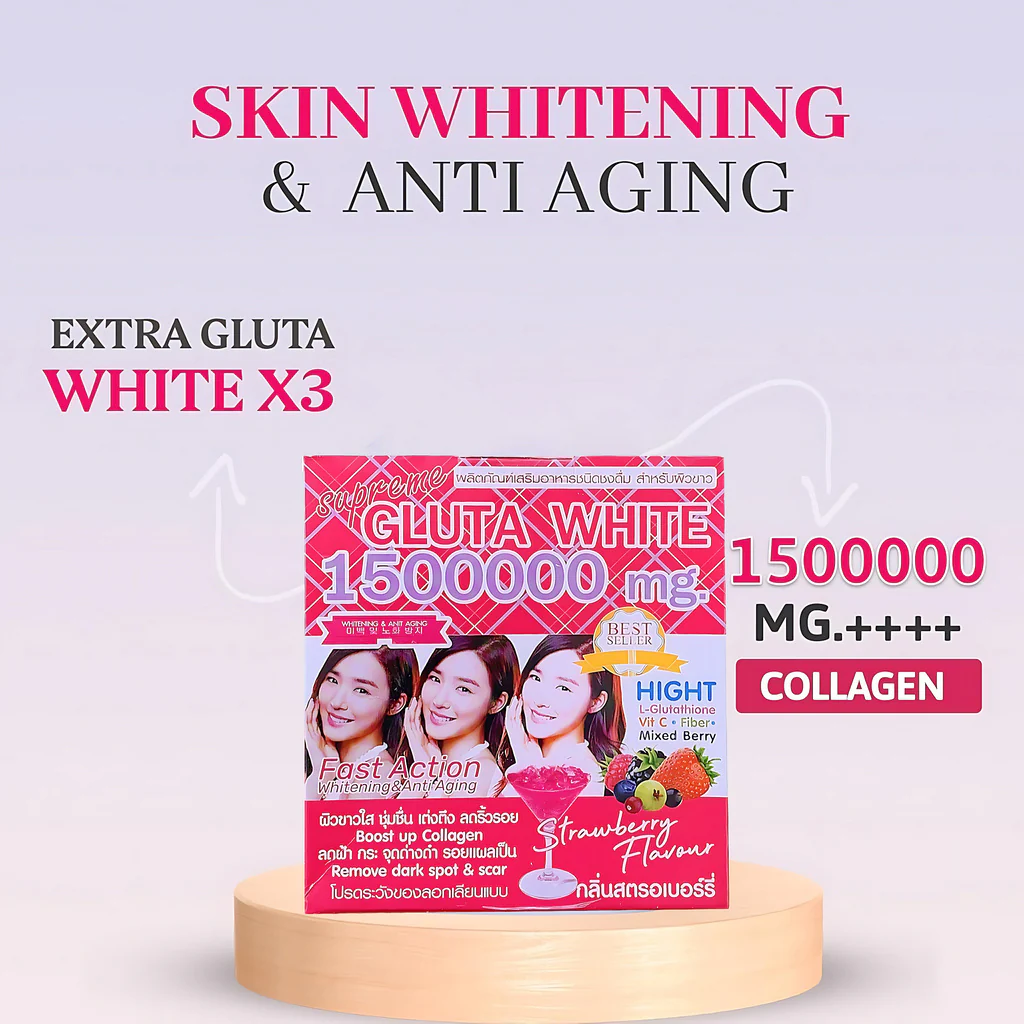 Gluta White 1500000mg Whitening & Anti-Aging Drink - Image 3