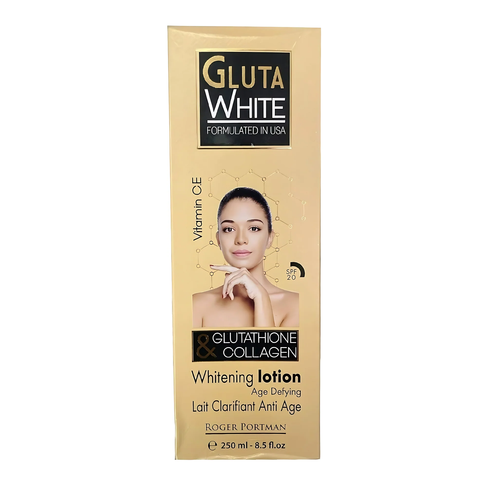 Gluta White Glutathione & Collagen Brightening Body Lotion – 250ml - Image 4