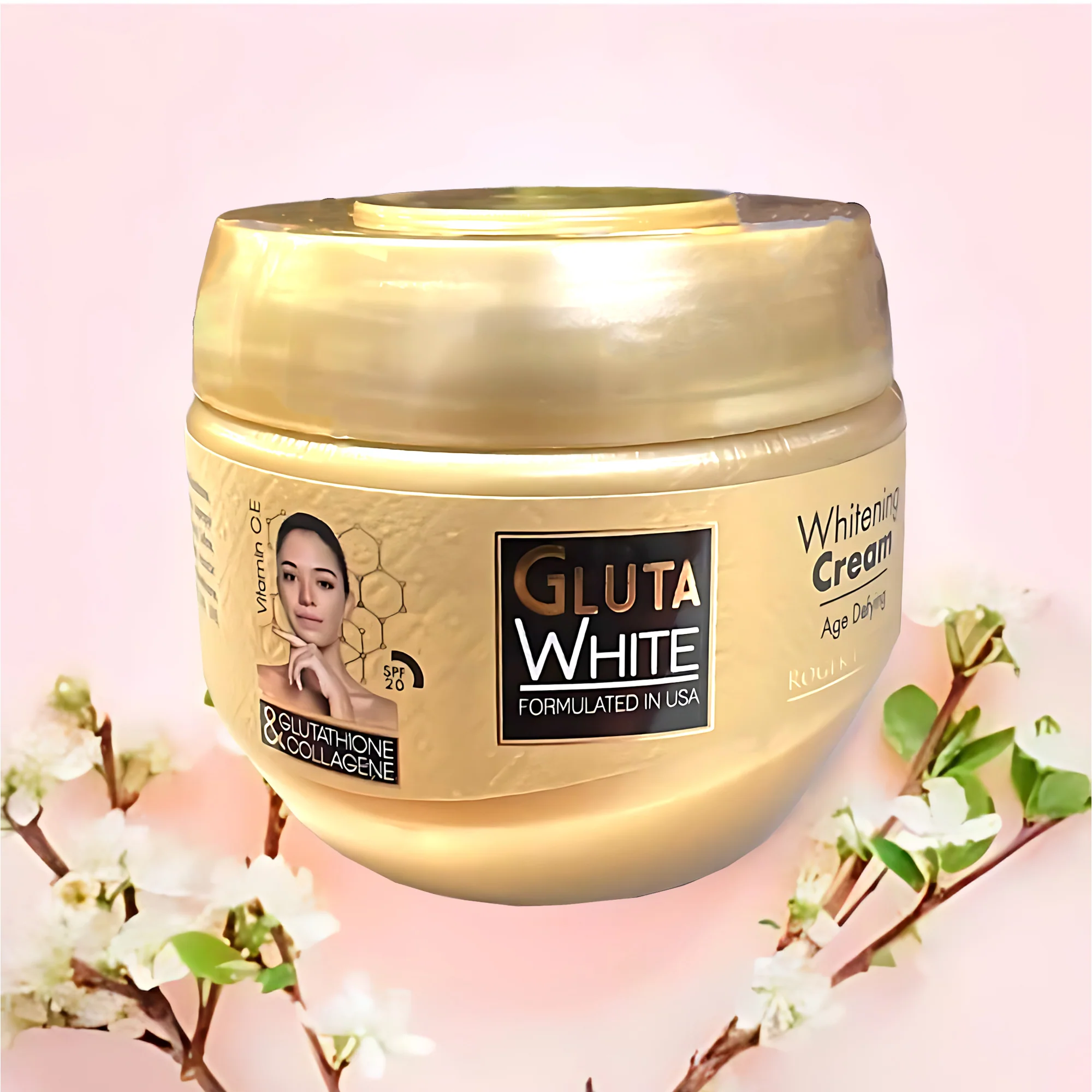 Gluta White Glutathione & Collagen Brightening Cream - 275ml - Image 4