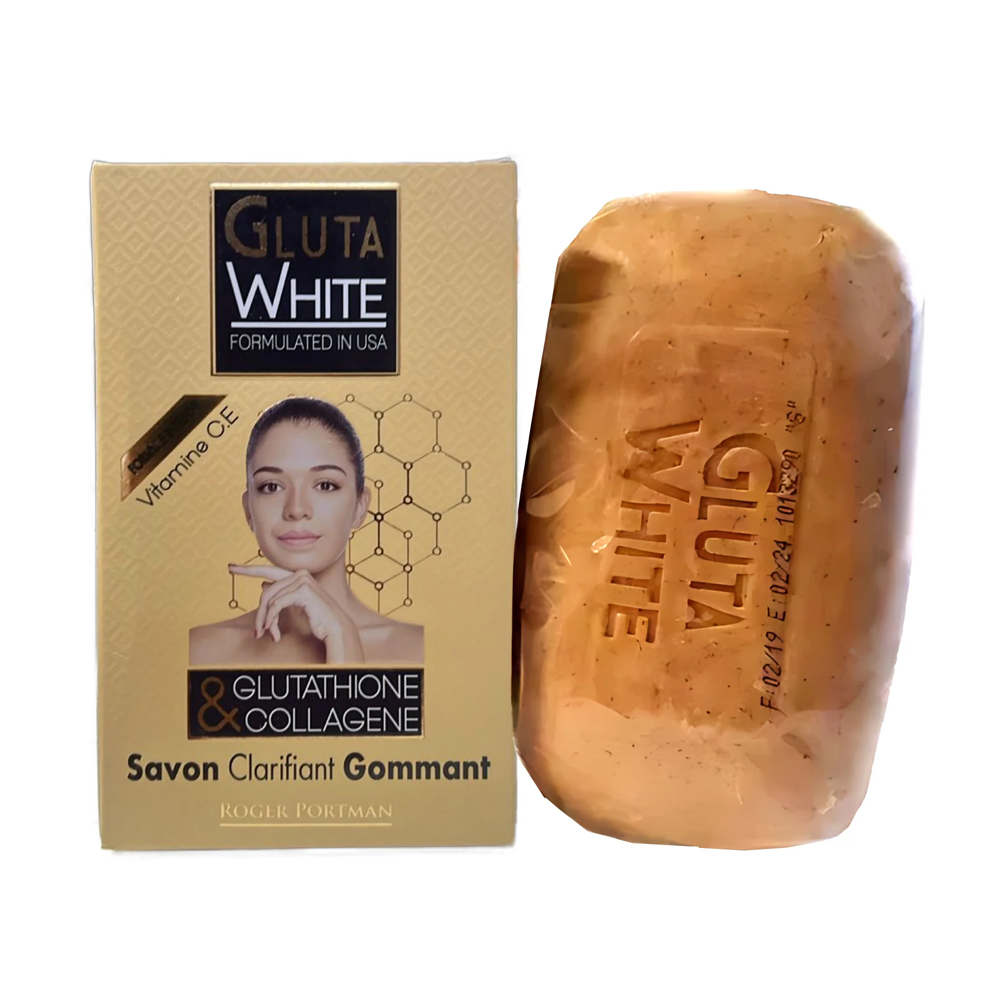 Gluta White Glutathione & Collagen Savon Clarifiant Gommant - 190g - Image 2