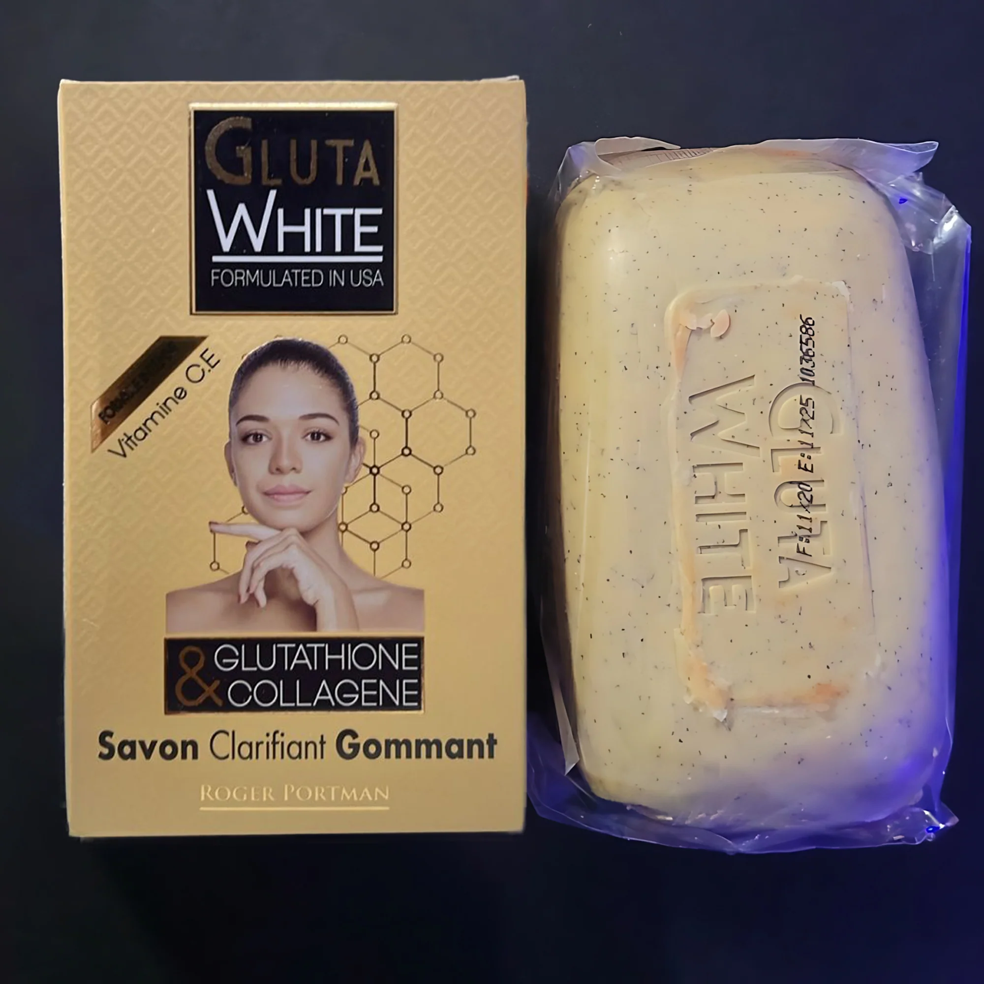 Gluta White Glutathione & Collagen Savon Clarifiant Gommant - 190g - Image 4