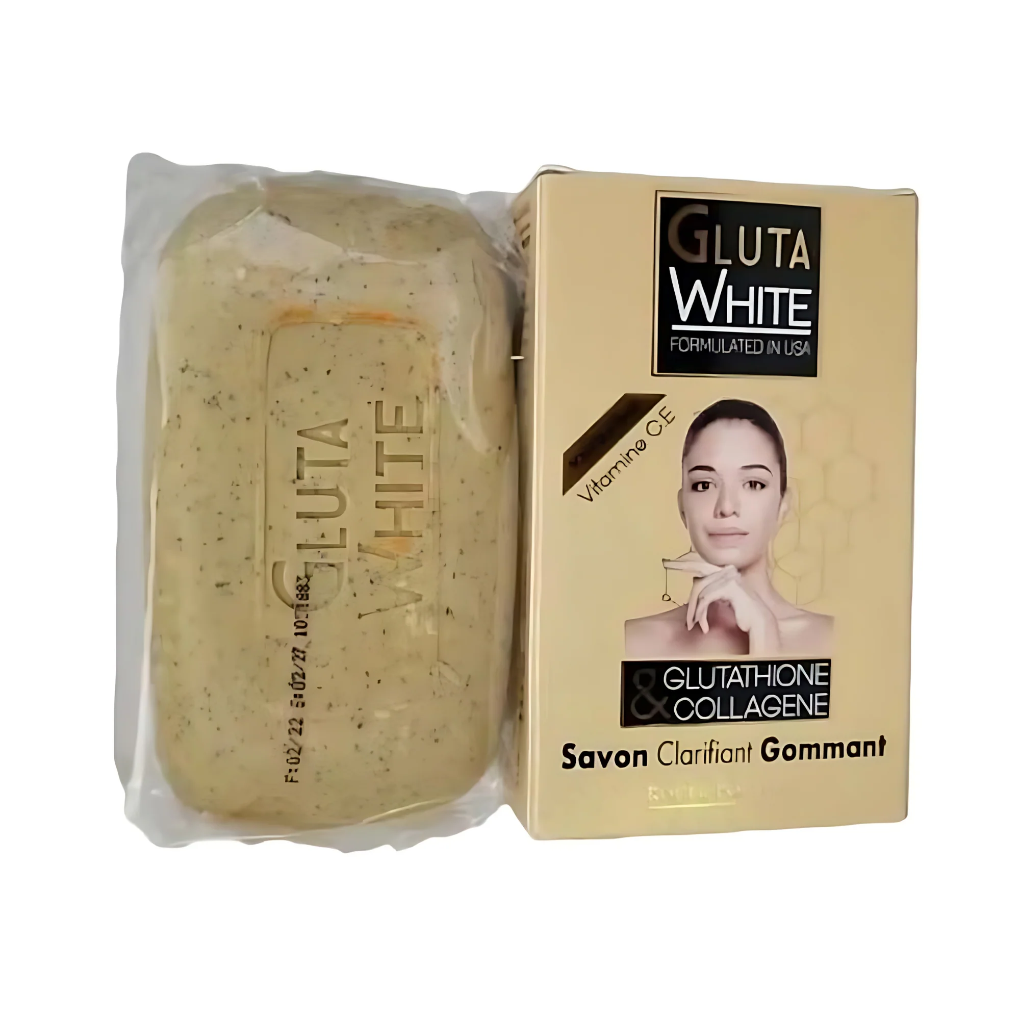 Gluta White Glutathione & Collagen Savon Clarifiant Gommant - 190g - Image 5