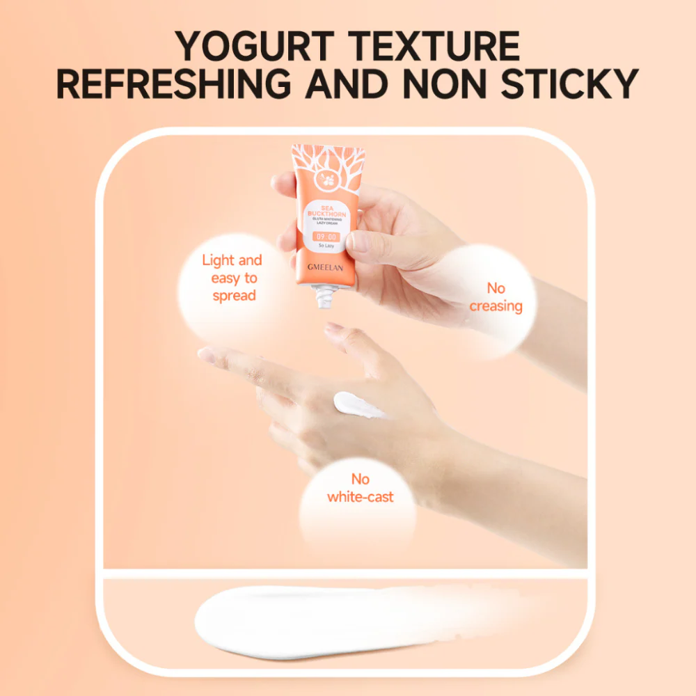 Gmeelan Sea Buckthorn Gluta Whitening Lazy Cream - 30g - Image 7