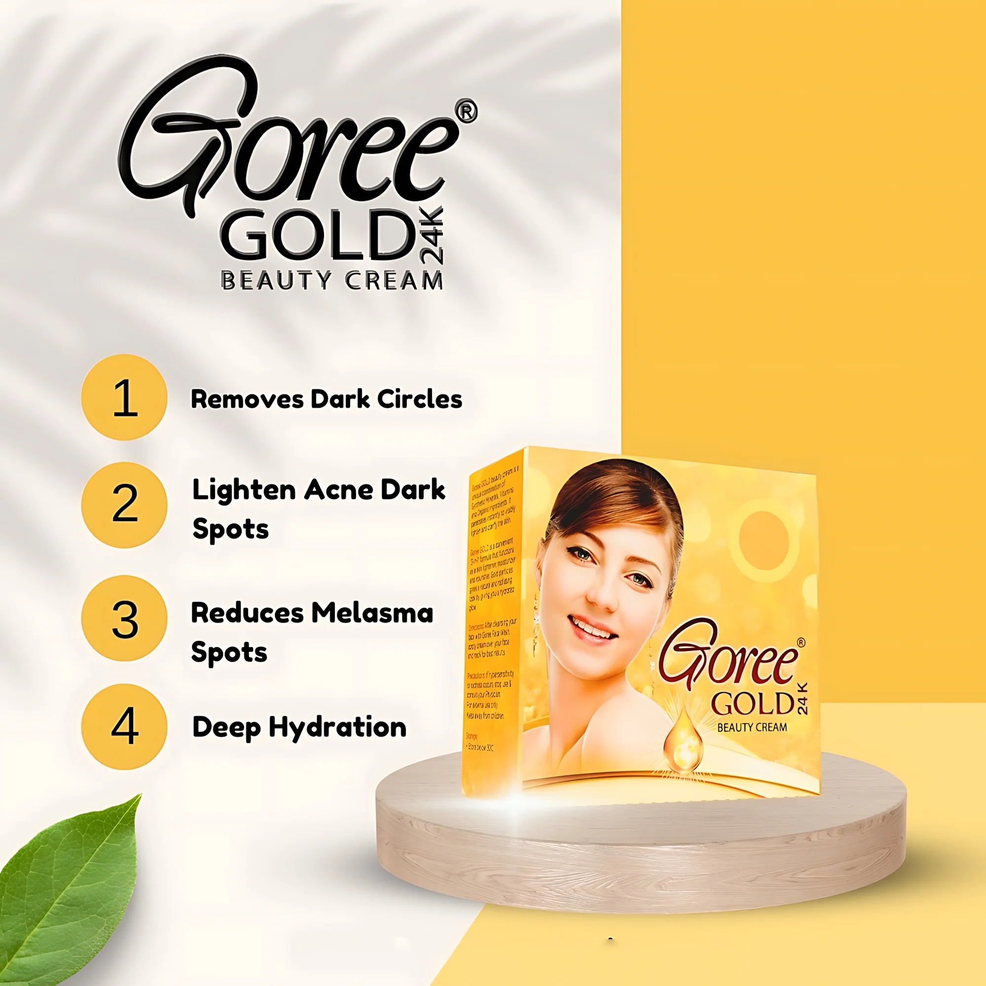 Goree Gold 24k Beauty Cream - 17gm - Image 14