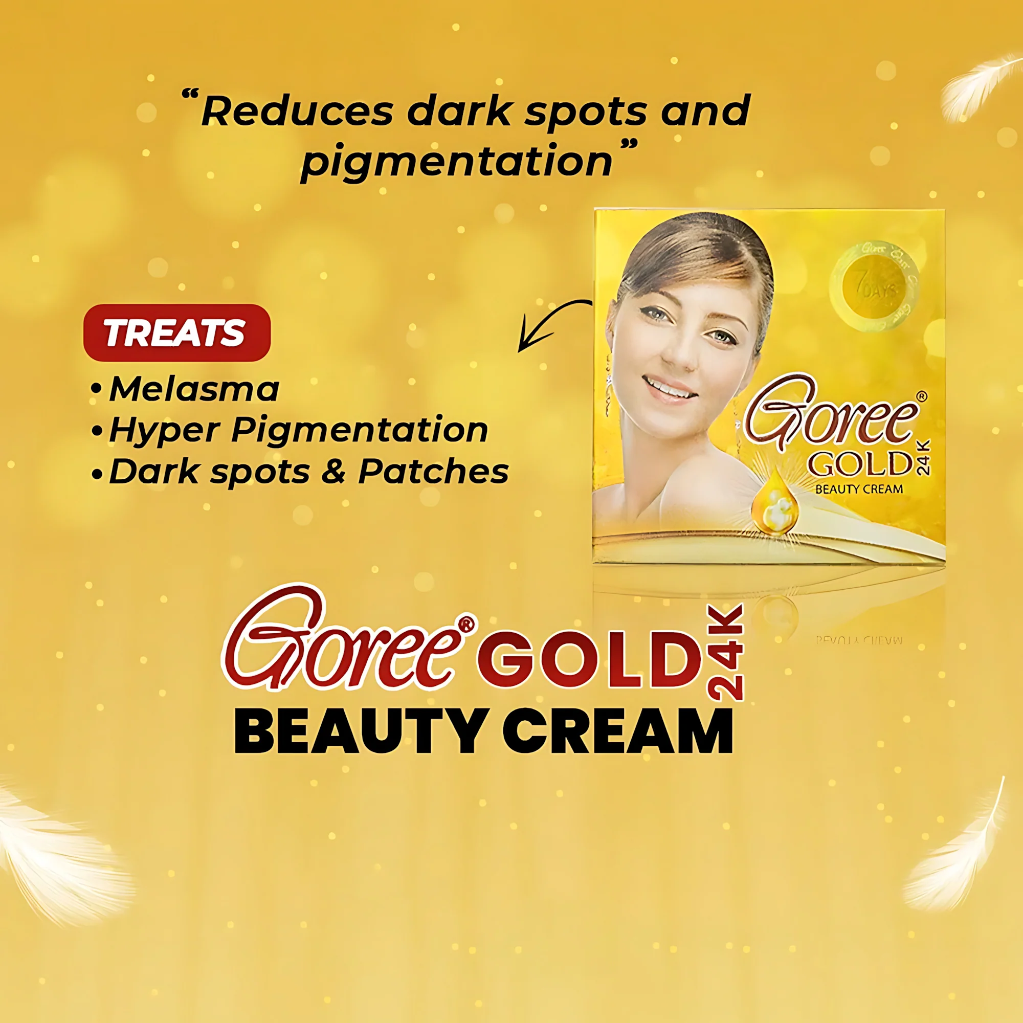 Goree Gold 24k Beauty Cream - 17gm - Image 6