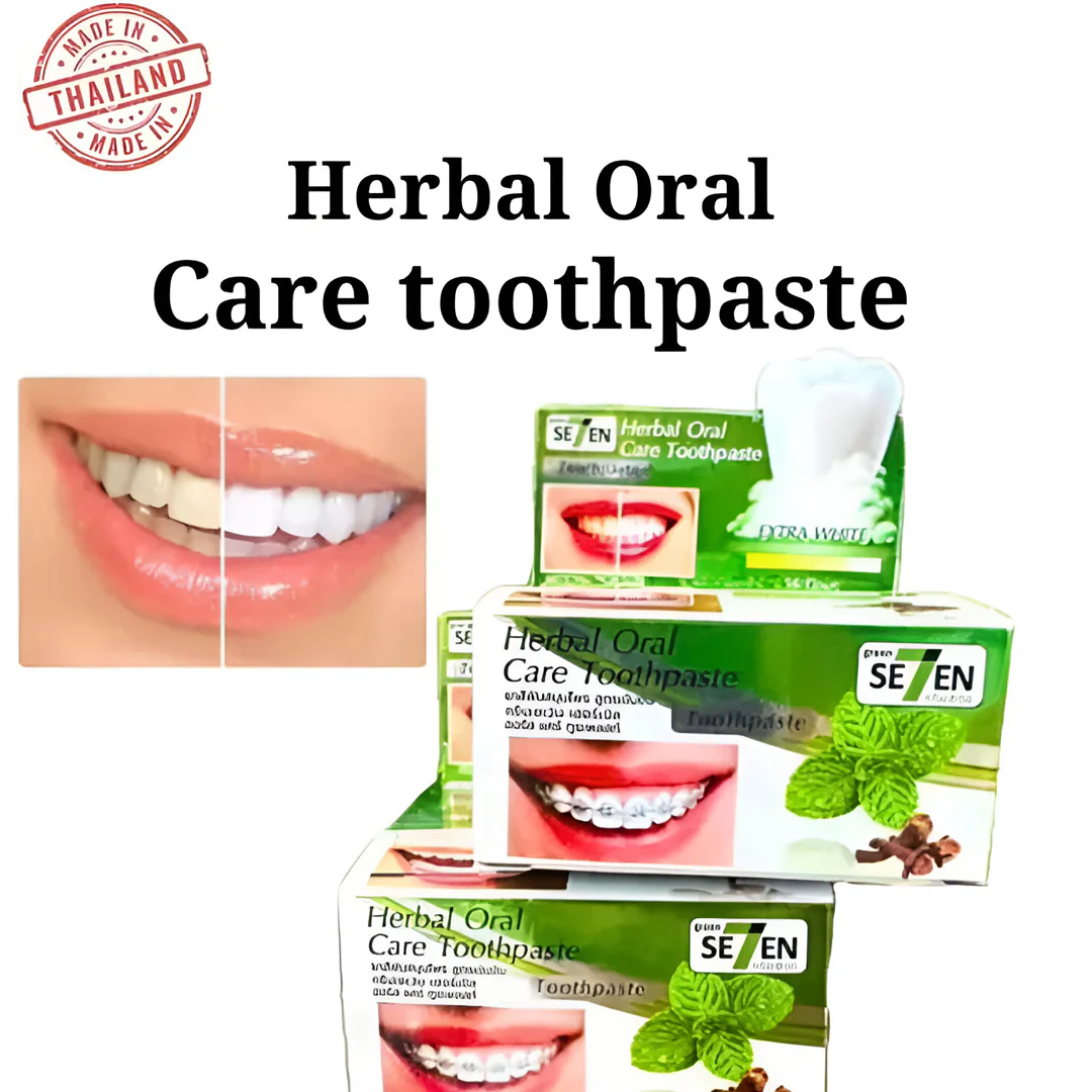 GREEN SE7EN Herbal Oral Care Whitening Toothpaste – 25g