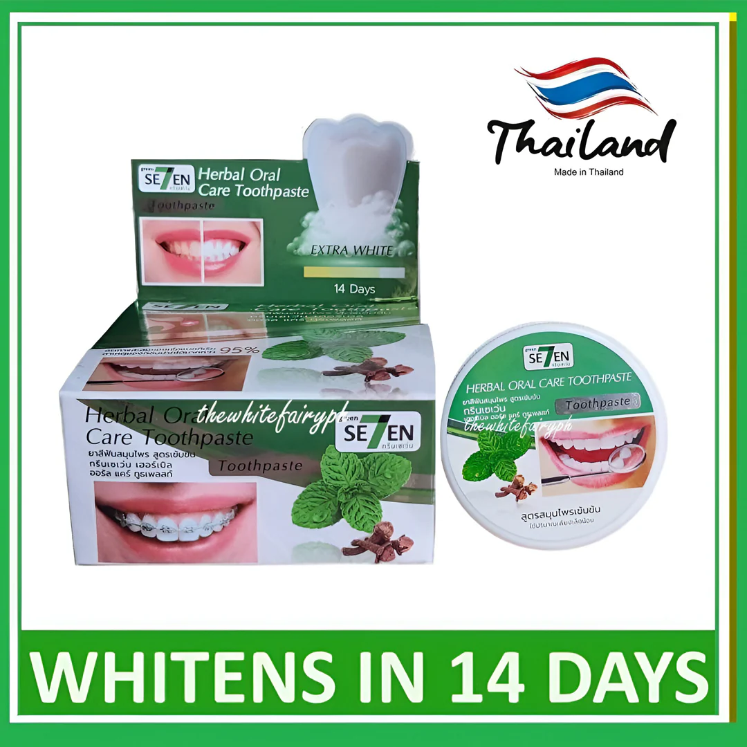 GREEN SE7EN Herbal Oral Care Whitening Toothpaste – 25g - Image 2