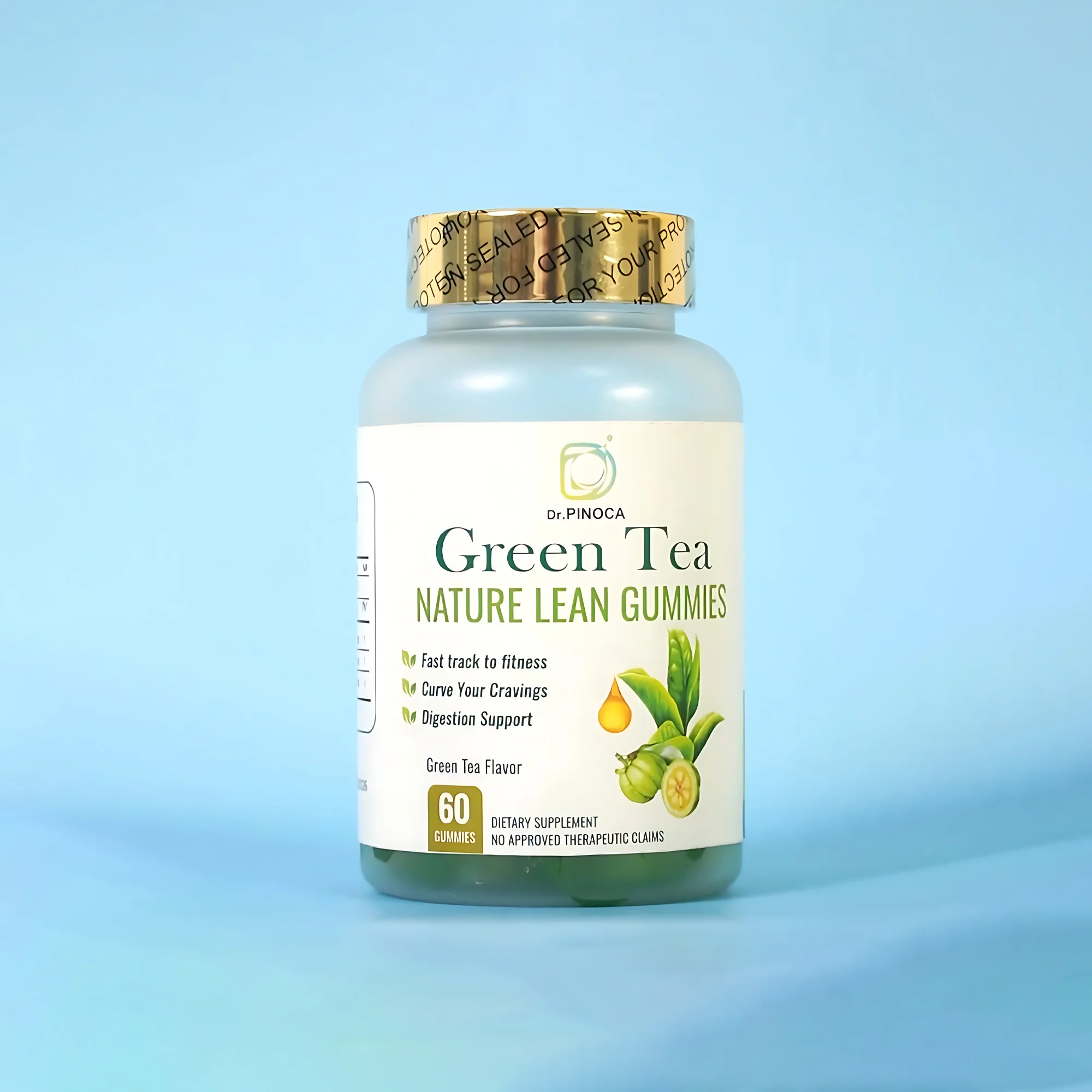 Dr. Pinoca Green Tea Nature Lean Gummies – 60 Gummies