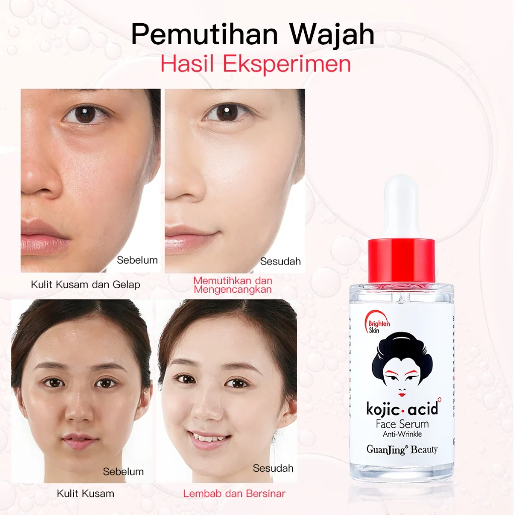 Guanjing Beauty Kojic Acid Anti-Wrinkle Face Serum - 40ml - Image 7