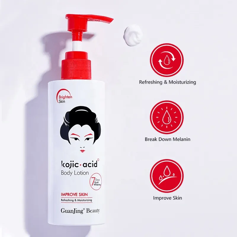 Guanjing Beauty Kojic Acid Moisturizing Body Lotion – 230g - Image 3