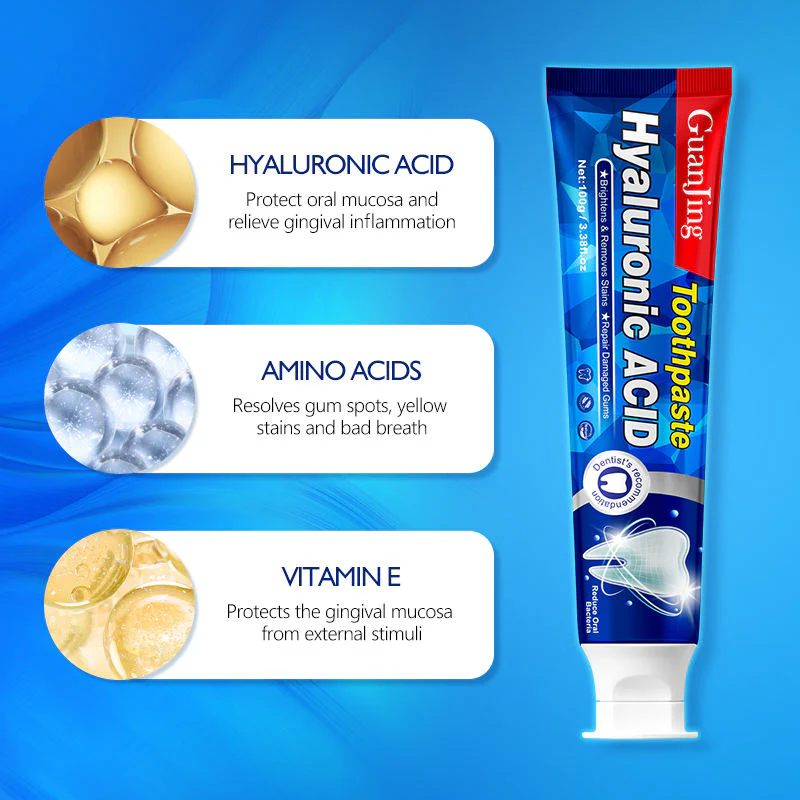 Guanjing Hyaluronic Acid Toothpaste - 100g - Image 3