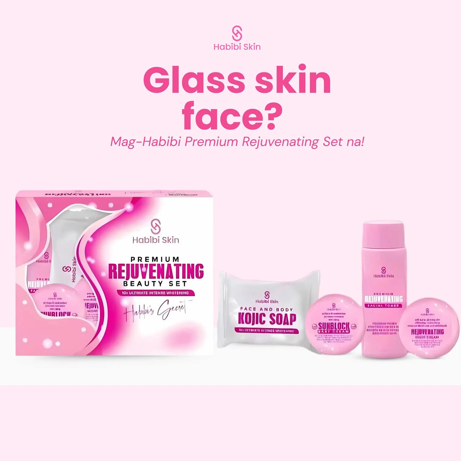 Habibi Skin Premium Rejuvenating Beauty Set - 4 in 1 - Image 3
