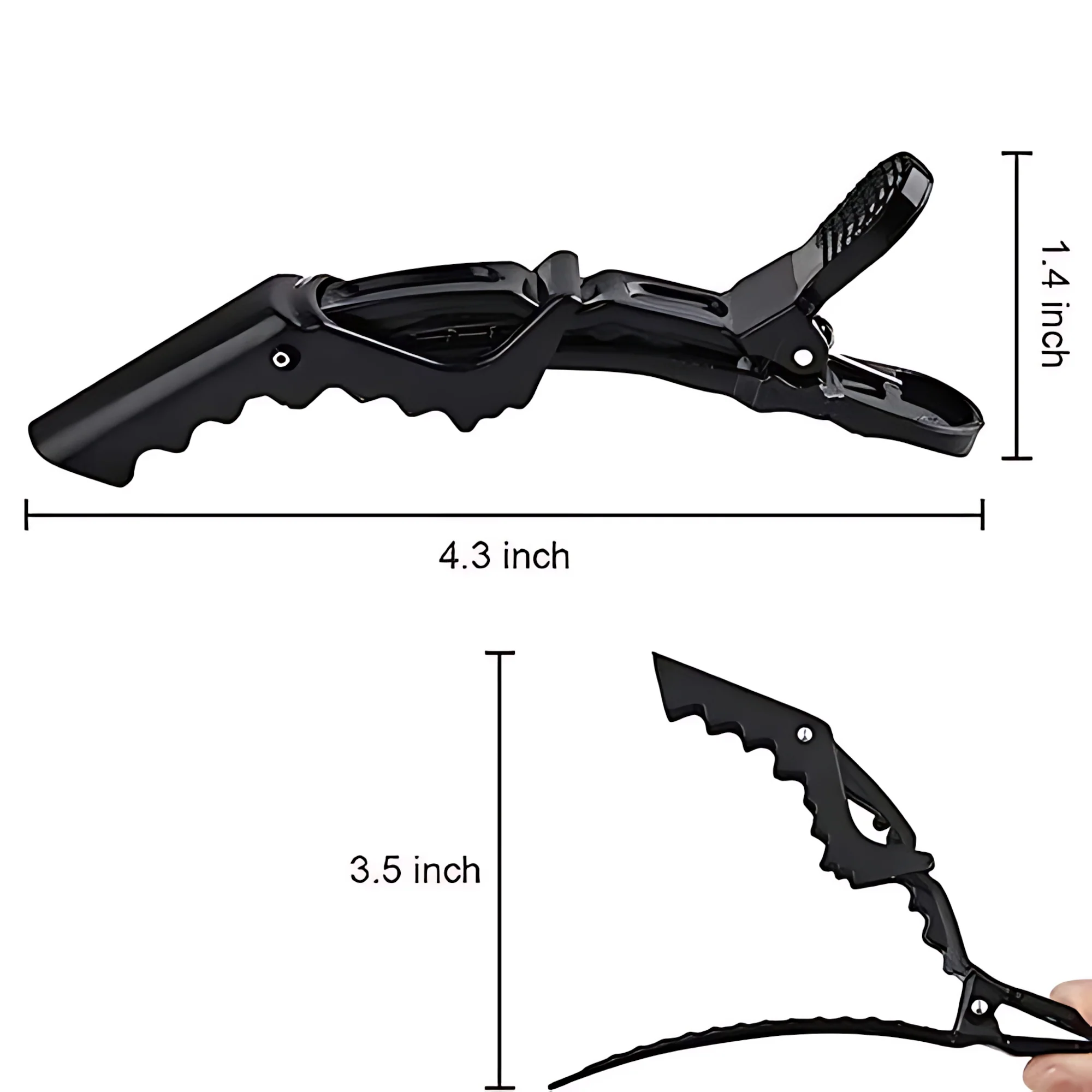 Hair Sectioning Salon Plastic Alligator Hair Clips – Professional Styling Tools - Image 10