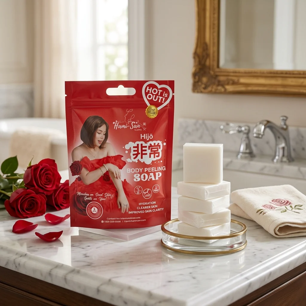 Hamisan Hijo Body Peeling Soap - Image 2