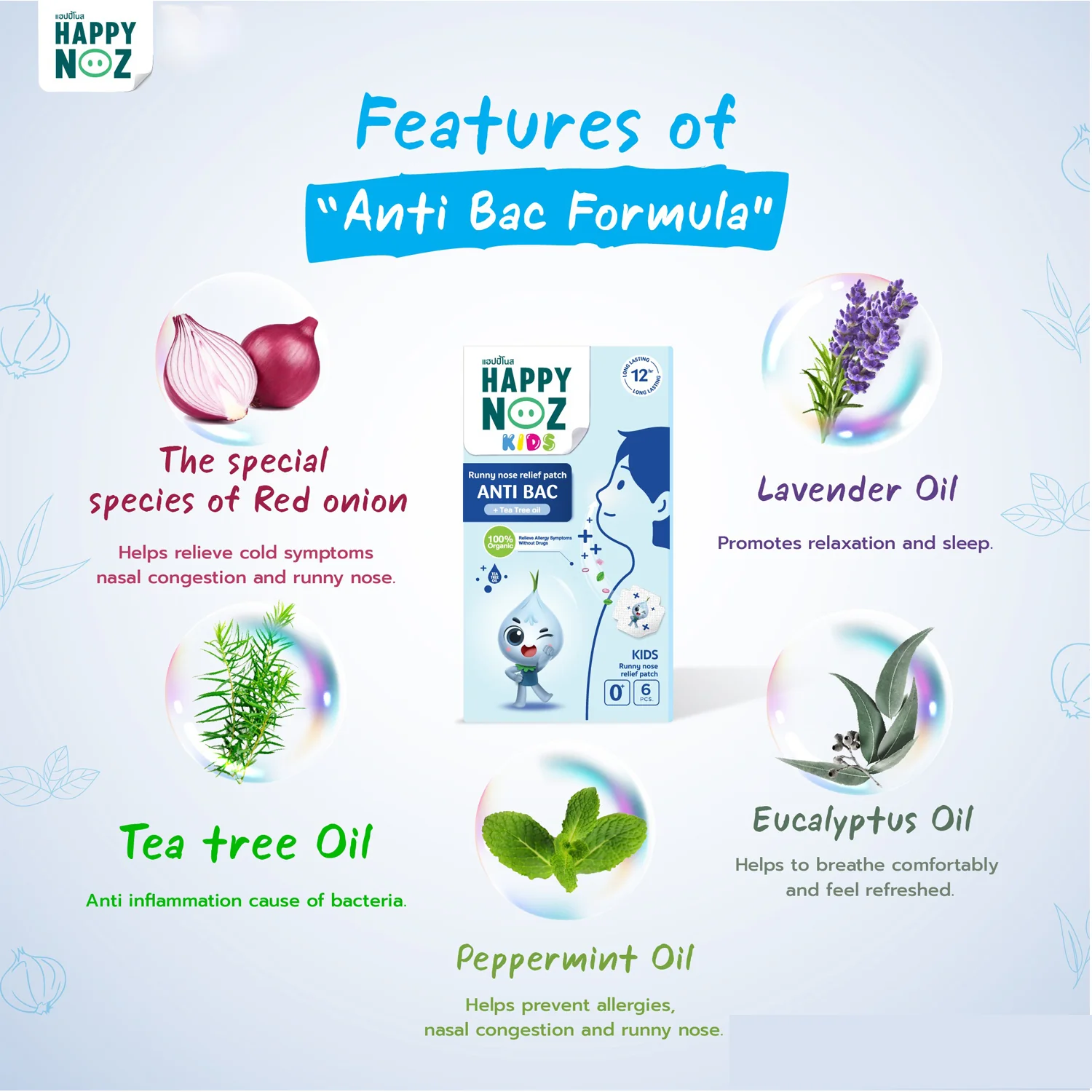 Happy Noz Kids- Anti Bac Blue Formula - Image 3