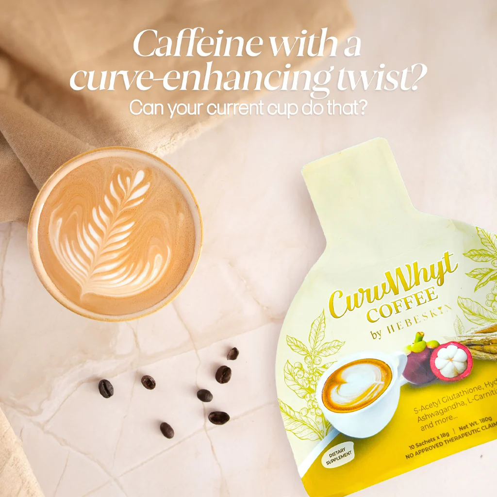 Hebeskin CurvWhyt Coffee – Beauty & Wellness Coffee Blend (10 Sachets x 18g) - Image 3
