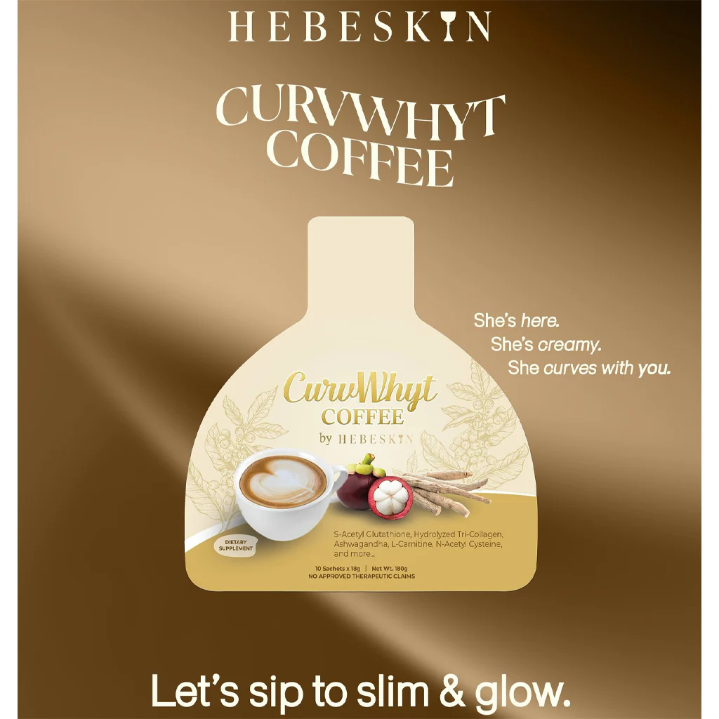 Hebeskin CurvWhyt Coffee – Beauty & Wellness Coffee Blend (10 Sachets x 18g) - Image 4