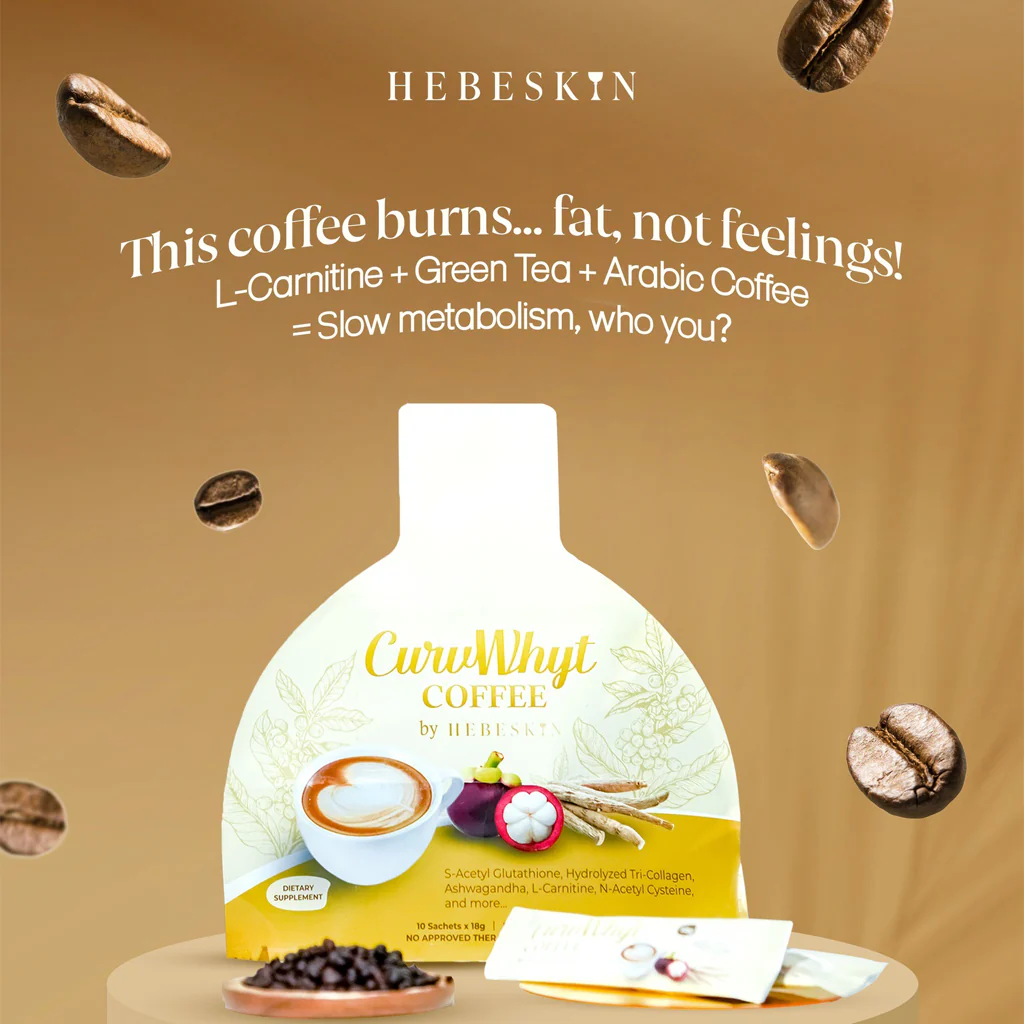 Hebeskin CurvWhyt Coffee – Beauty & Wellness Coffee Blend (10 Sachets x 18g) - Image 9