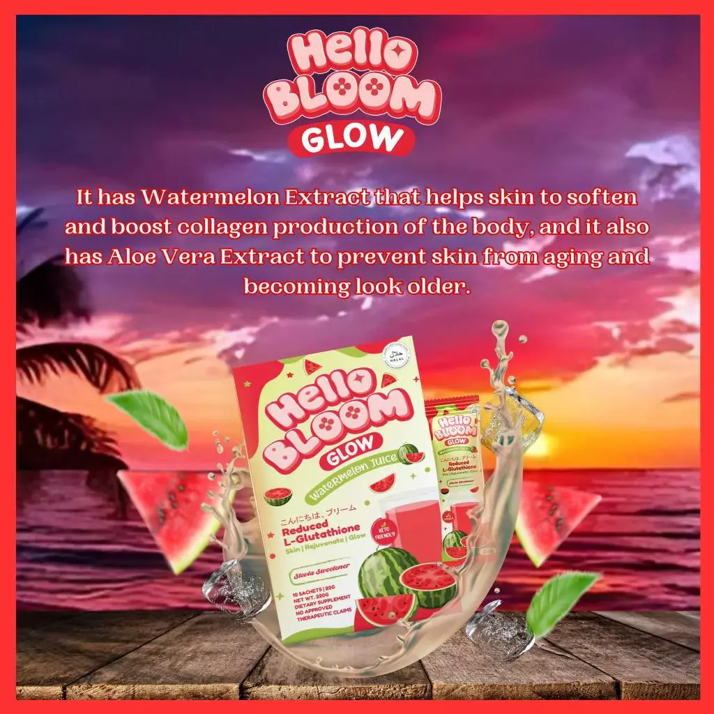 Hello Bloom Glow Watermelon Juice - 180g - Image 7