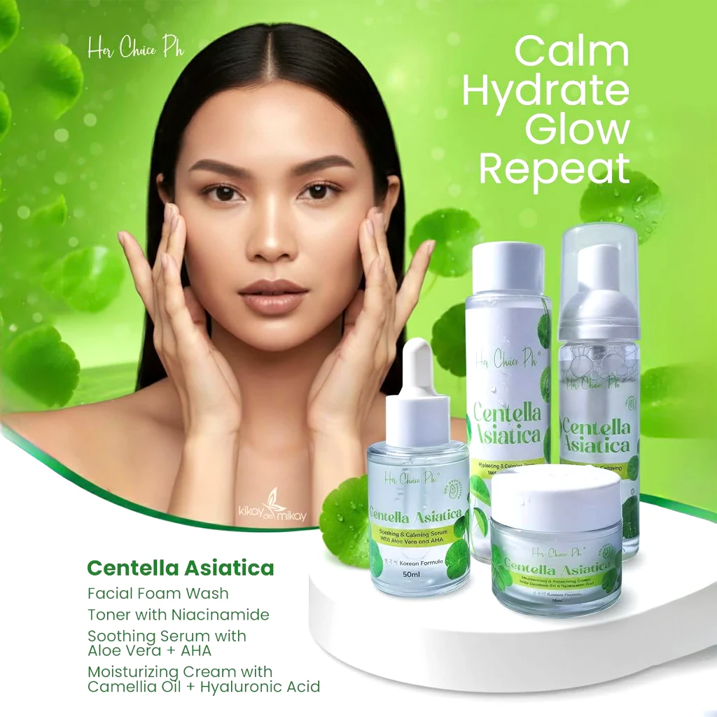 Her Choice PH Centella Asiatica Premium Repair Set (4-in-1 Skincare Routine) - Image 3