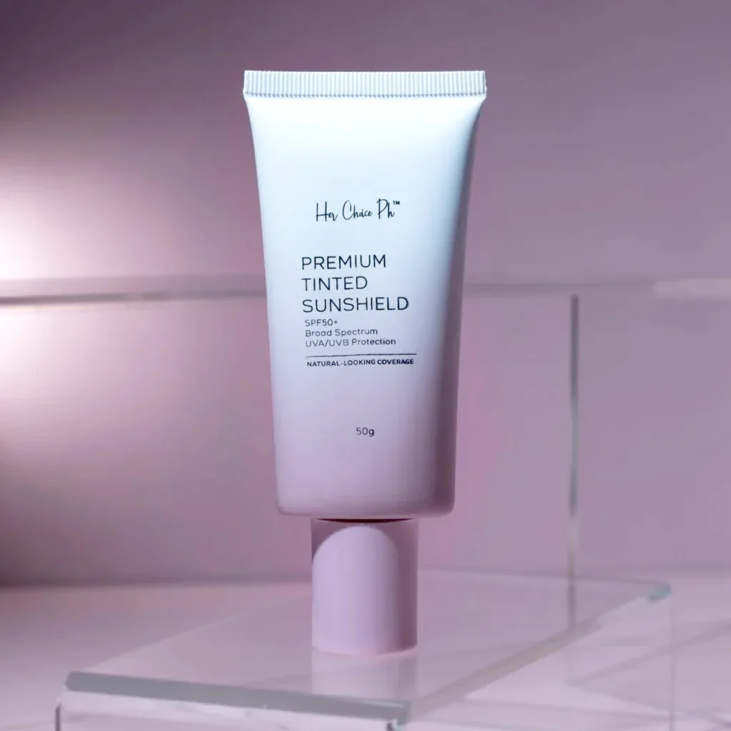 Her Choice PH Premium Tinted Sunshield SPF50 PA++++ – 50g - Image 3