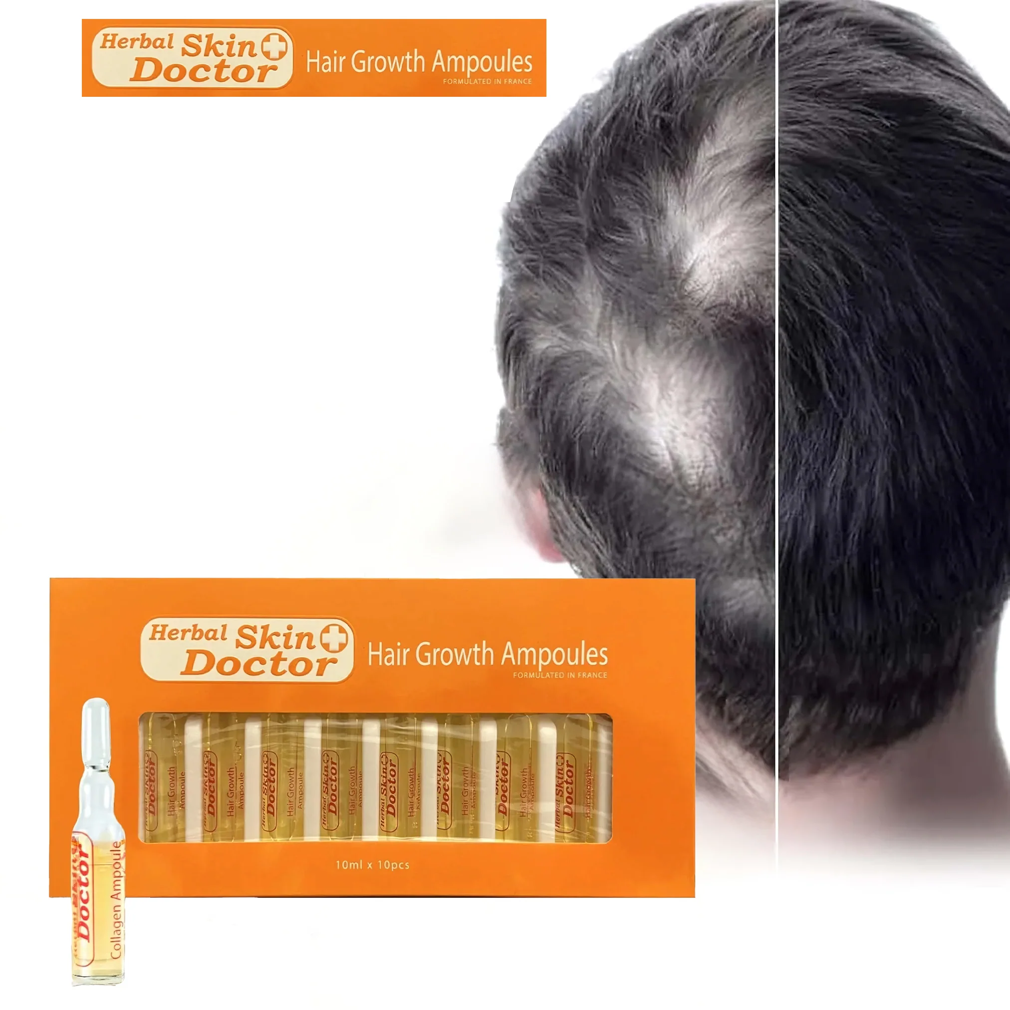 Herbal Skin Doctor Hair Growth Ampoules – (10ml × 10pcs) - Image 8