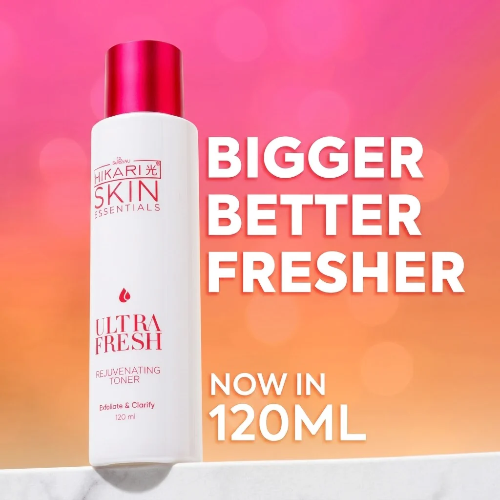 Hikari Skin Essentials Ultra Fresh Rejuvenating Toner – 120ml - Image 7
