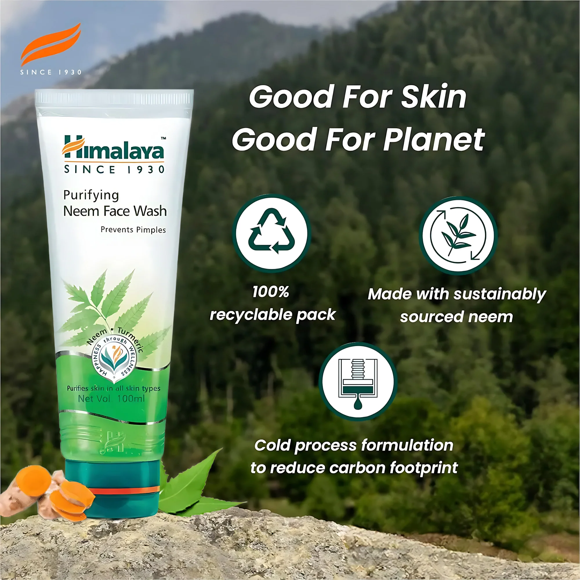 Himalaya Purifying Neem Face Wash – 100ml - Image 3
