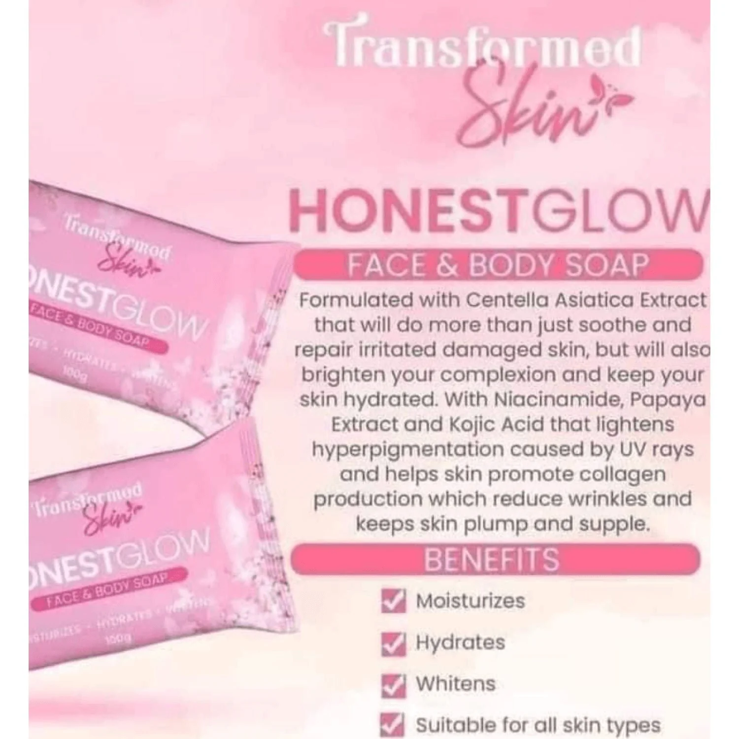 Honest Glow Glass Skin Soap - 80g - Image 5