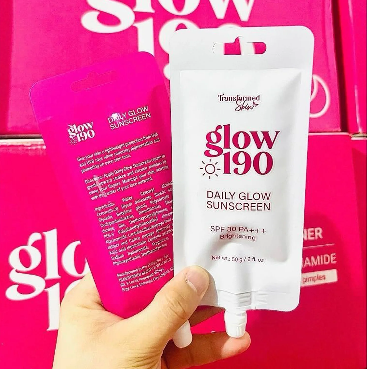Honestglow Glow 190 Daily Glow Sunscreen SPF 30 PA+++ – 50g - Image 7