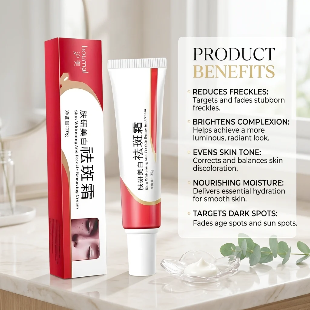 Houmai Skin Whitening & Freckle Removing Cream – 20g