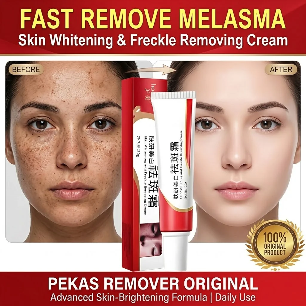 Houmai Skin Whitening & Freckle Removing Cream – 20g - Image 11