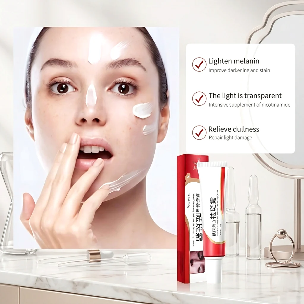 Houmai Skin Whitening & Freckle Removing Cream – 20g - Image 5