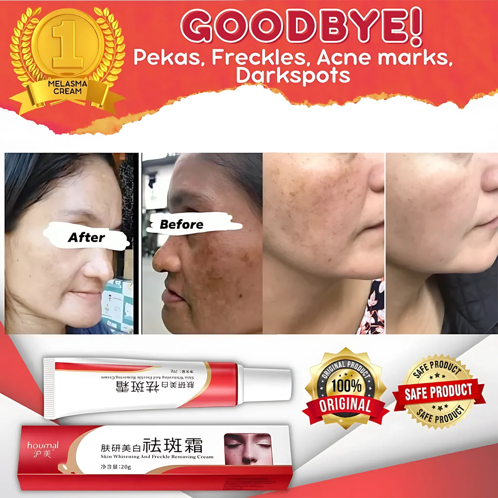 Houmai Skin Whitening & Freckle Removing Cream – 20g - Image 6