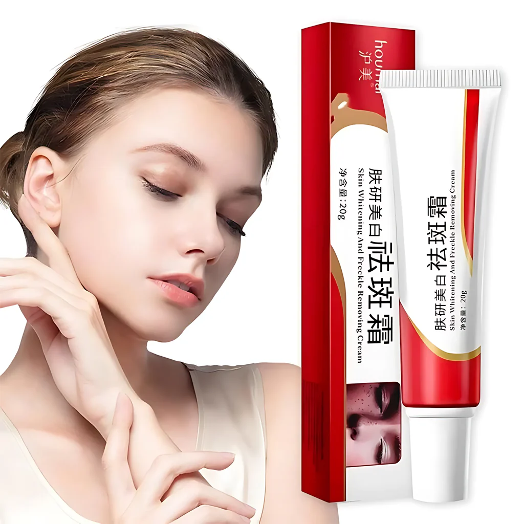 Houmai Skin Whitening & Freckle Removing Cream – 20g - Image 8