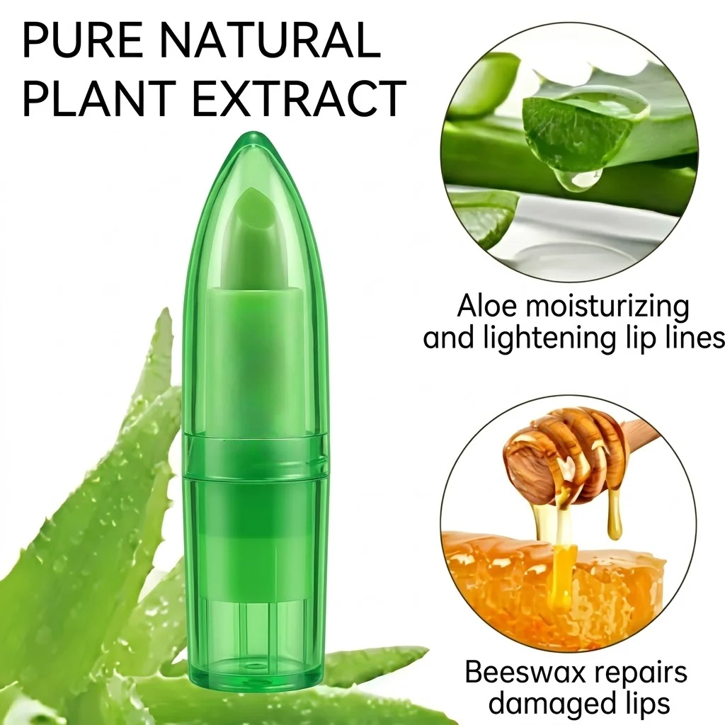 Huxiabeauty Matte Lip Velvet Lipstick – 99% Pure Aloe Vera Color-Changing Lipstick - Image 4