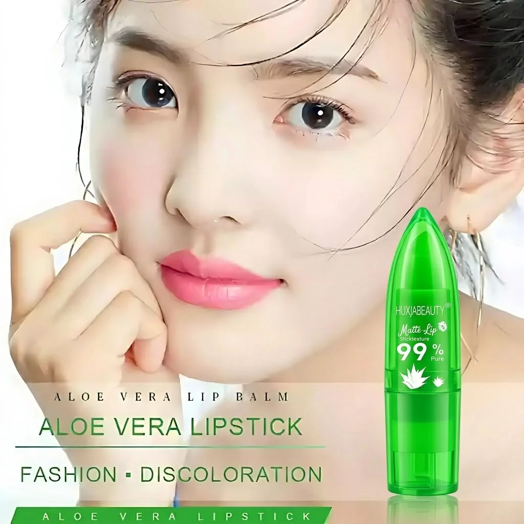 Huxiabeauty Matte Lip Velvet Lipstick – 99% Pure Aloe Vera Color-Changing Lipstick - Image 9