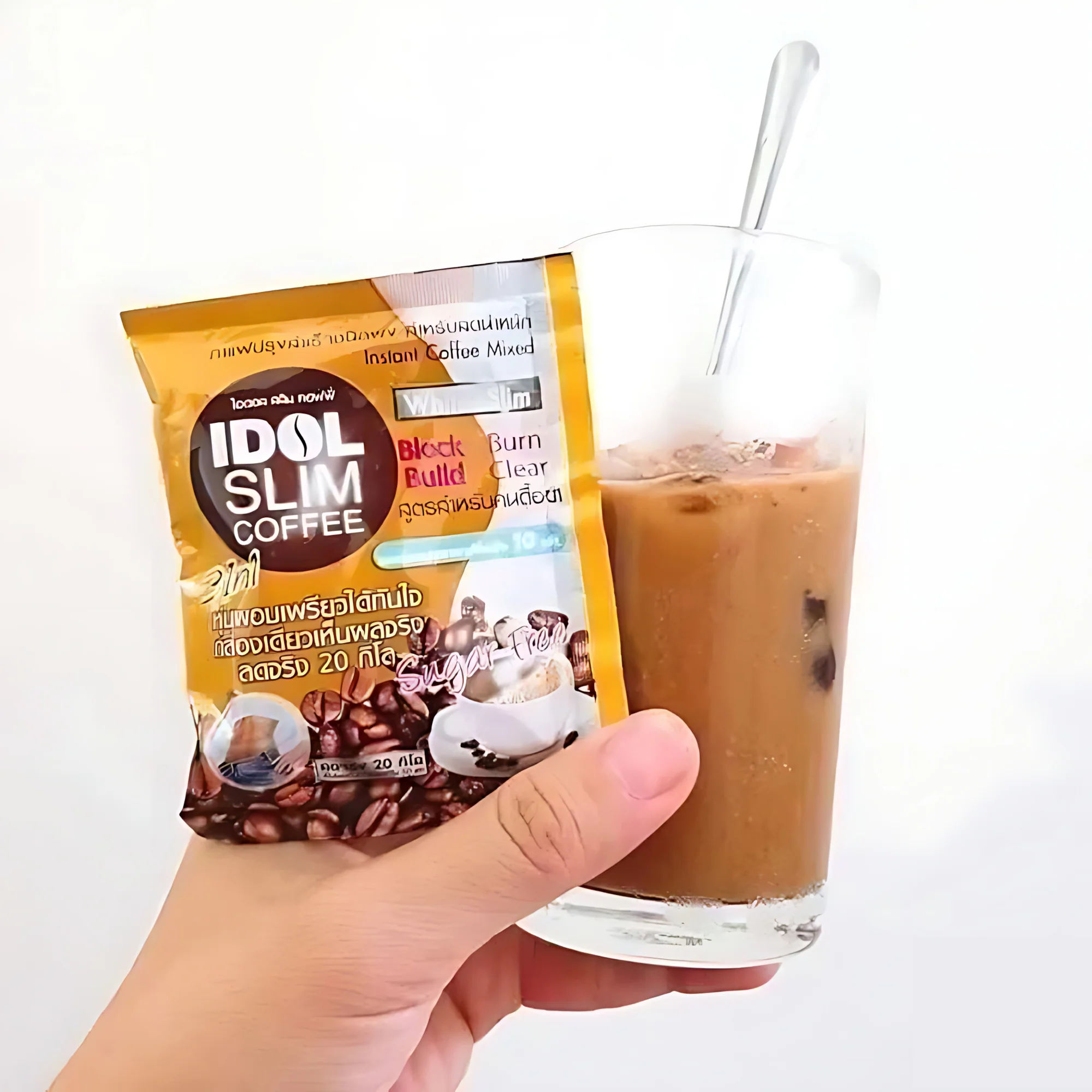 Idol Slim Coffee 3in1 – Weight Loss Coffee from Thailand 10 sachets (15g each) - Image 7