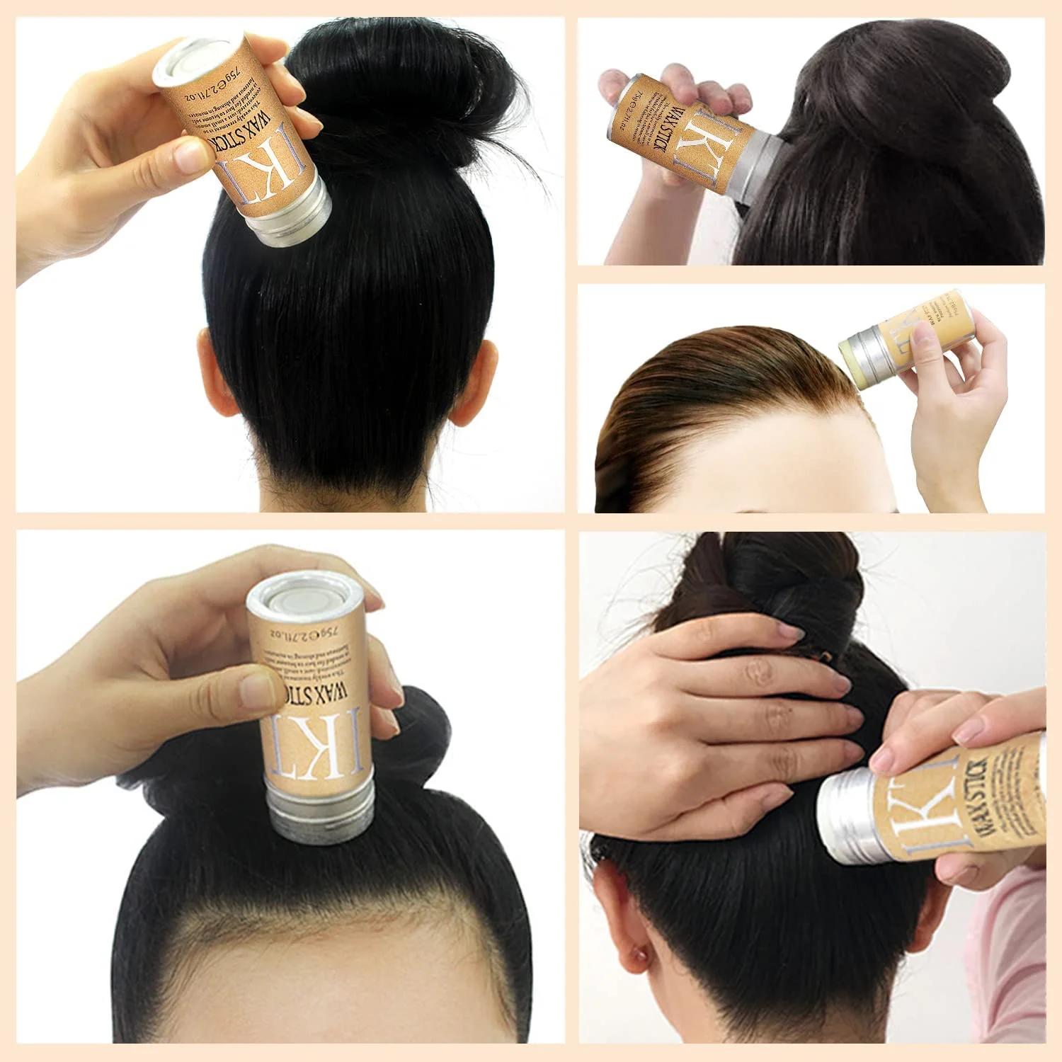 IKT Hair Wax Stick For Soft & Sorted Hair - 75g - Image 3