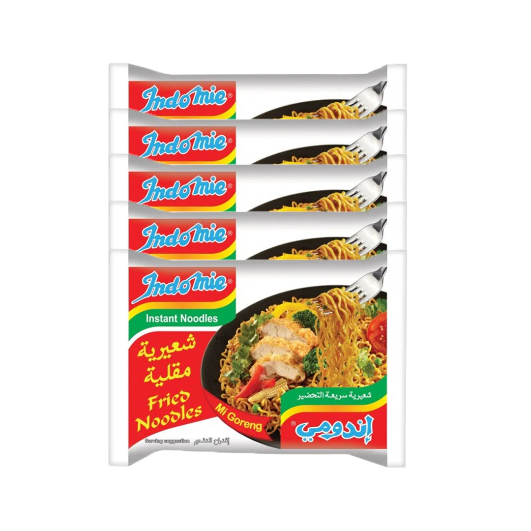 Indomie Instant Noodles Fried Noodles 5Pcs x 80g - Image 2