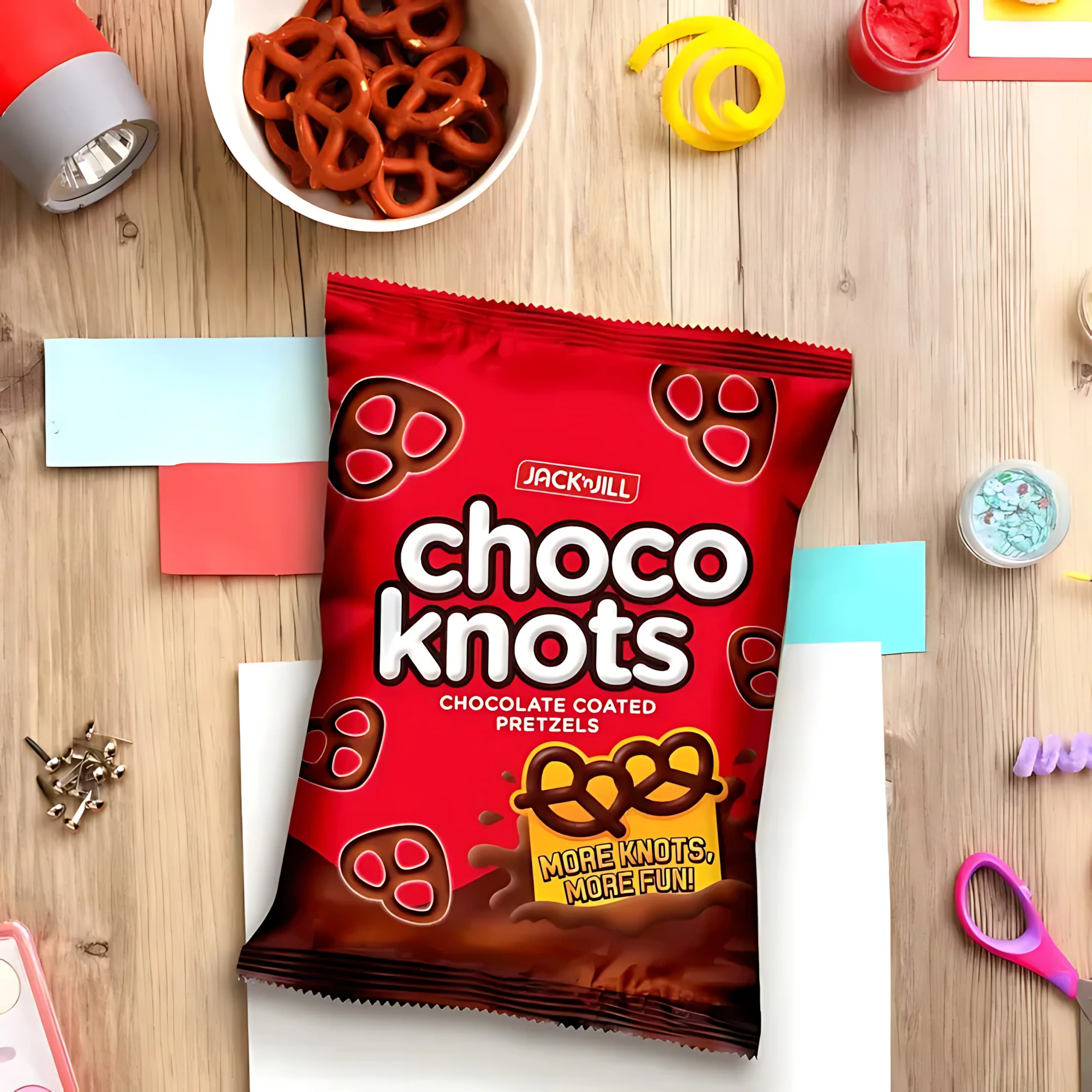 Jack ‘n Jill Choco Knots – 28g - Image 5
