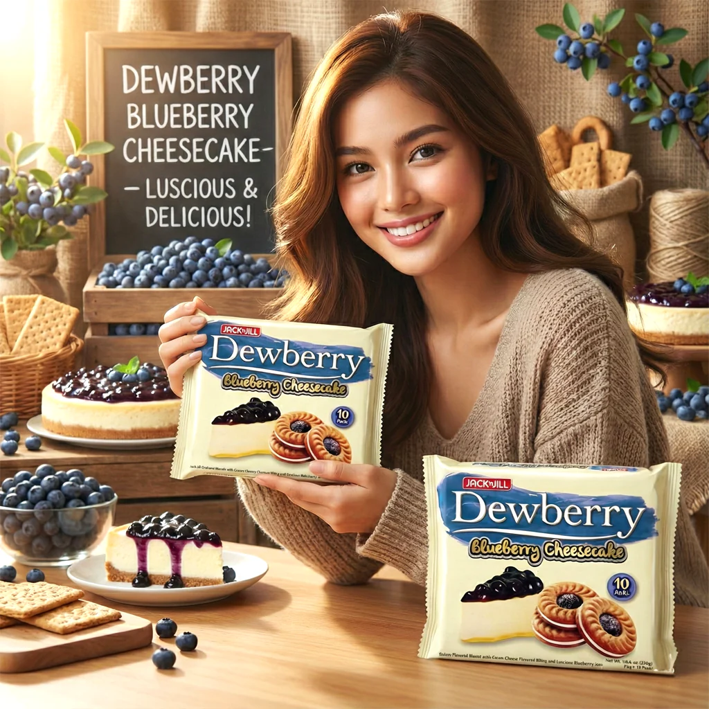 Jack ‘n Jill Dewberry Blueberry Cheesecake Biscuits – 330g (BUY 1 GET 1 OFFER) - Image 2