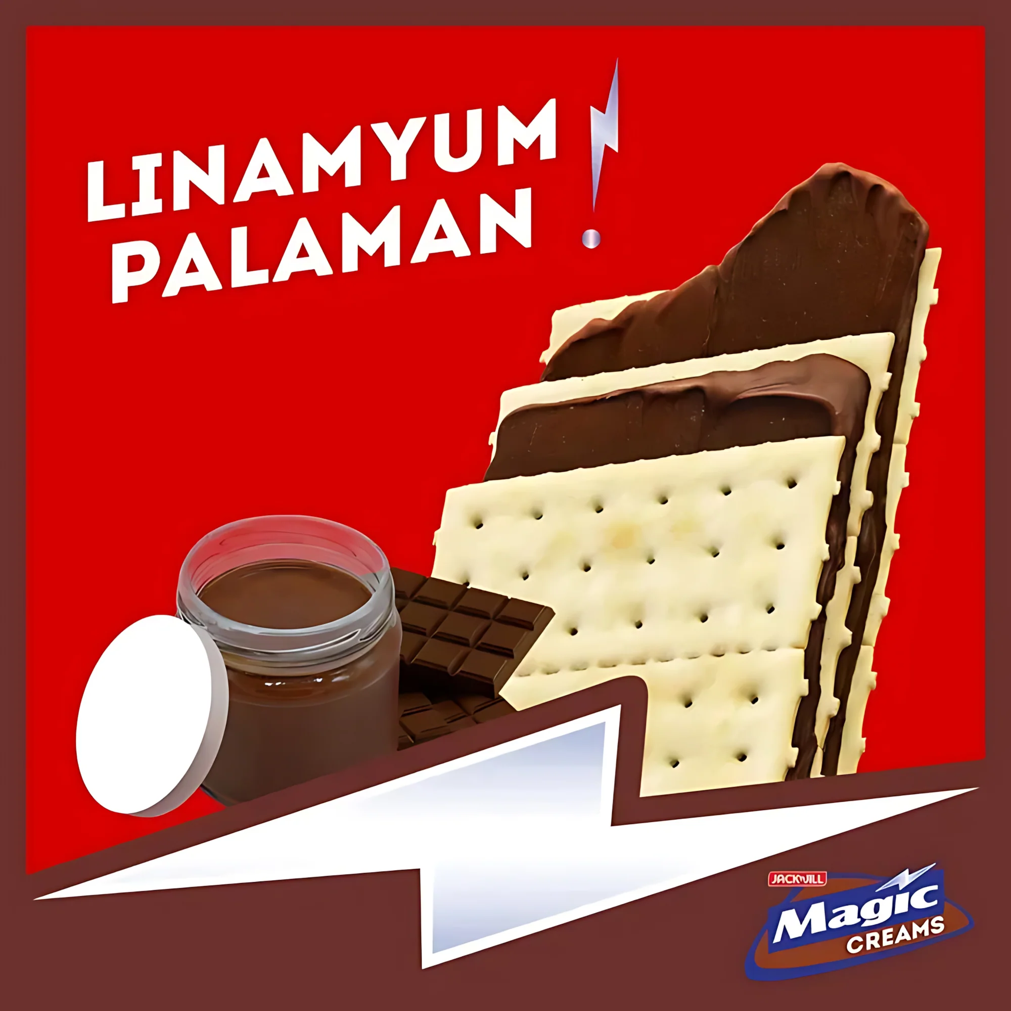 Jack 'n Jill Magic Creams Chocolate Cream Cracker Sandwich 280g (10 x 28g) –  Combo Pack - Image 5