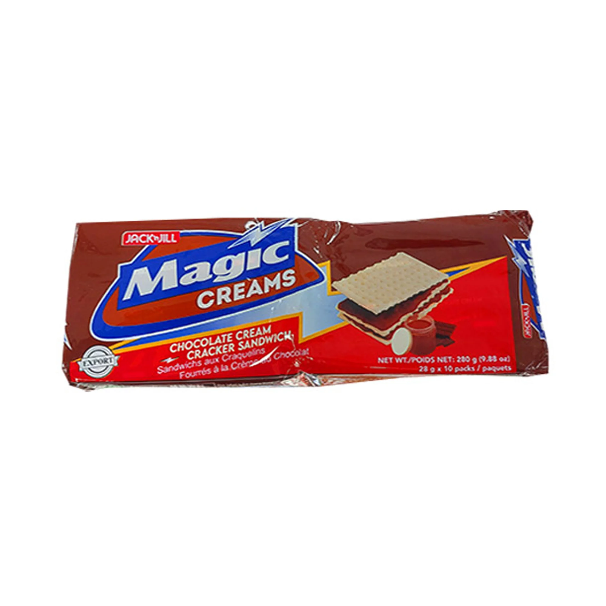 Jack 'n Jill Magic Creams Chocolate Cream Cracker Sandwich 280g (10 x 28g) –  Combo Pack - Image 9