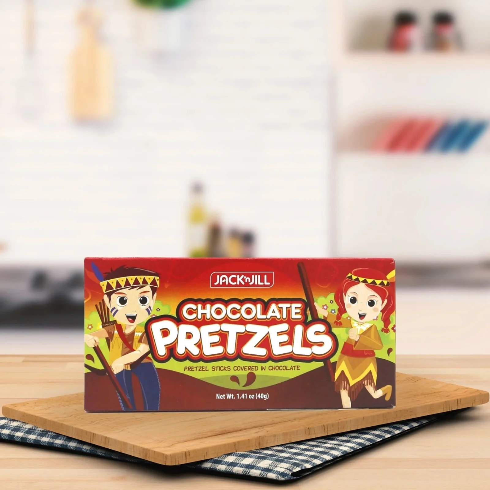 Jack 'n Jill Pretzels Chocolate - 40g - Image 2