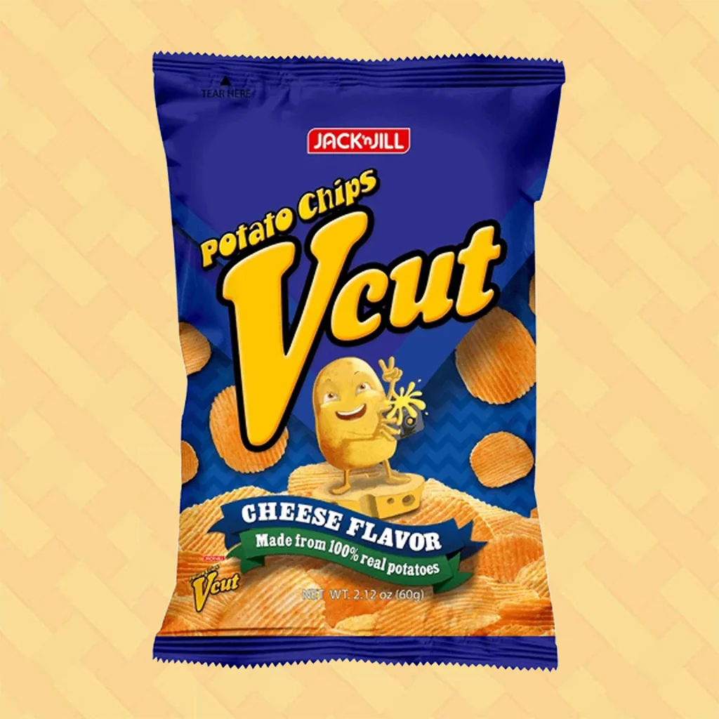 Jack 'n Jill V-Cut Potato Chips Cheese Flavor – 60g - Image 3