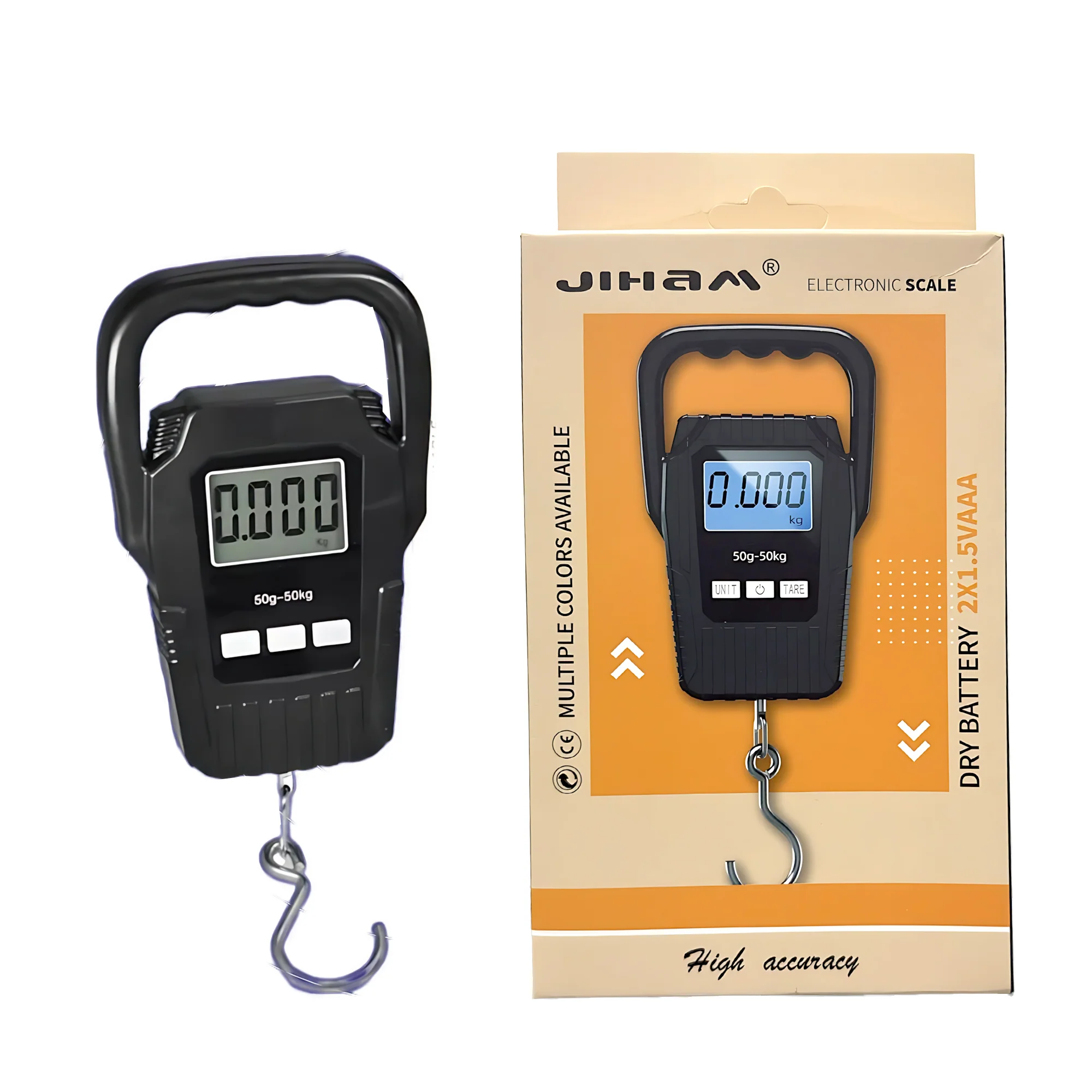 Jiham Portable Digital Hanging Electronic Scale – 50kg Capacity - Image 6