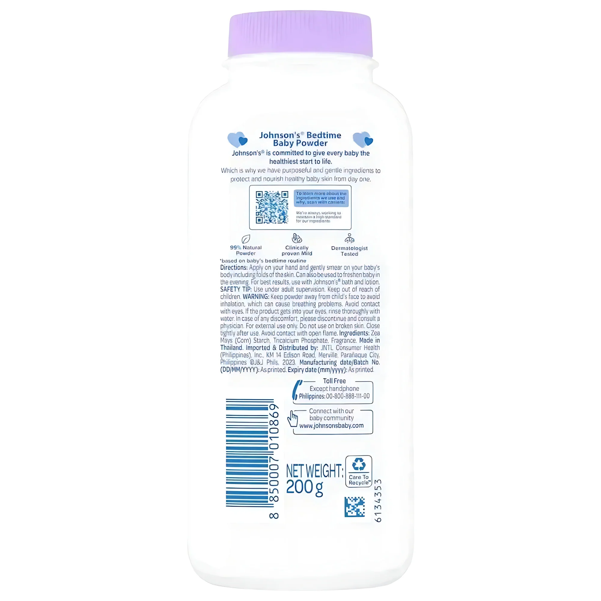 Johnson’s Bedtime Baby Powder – 200g - Image 12