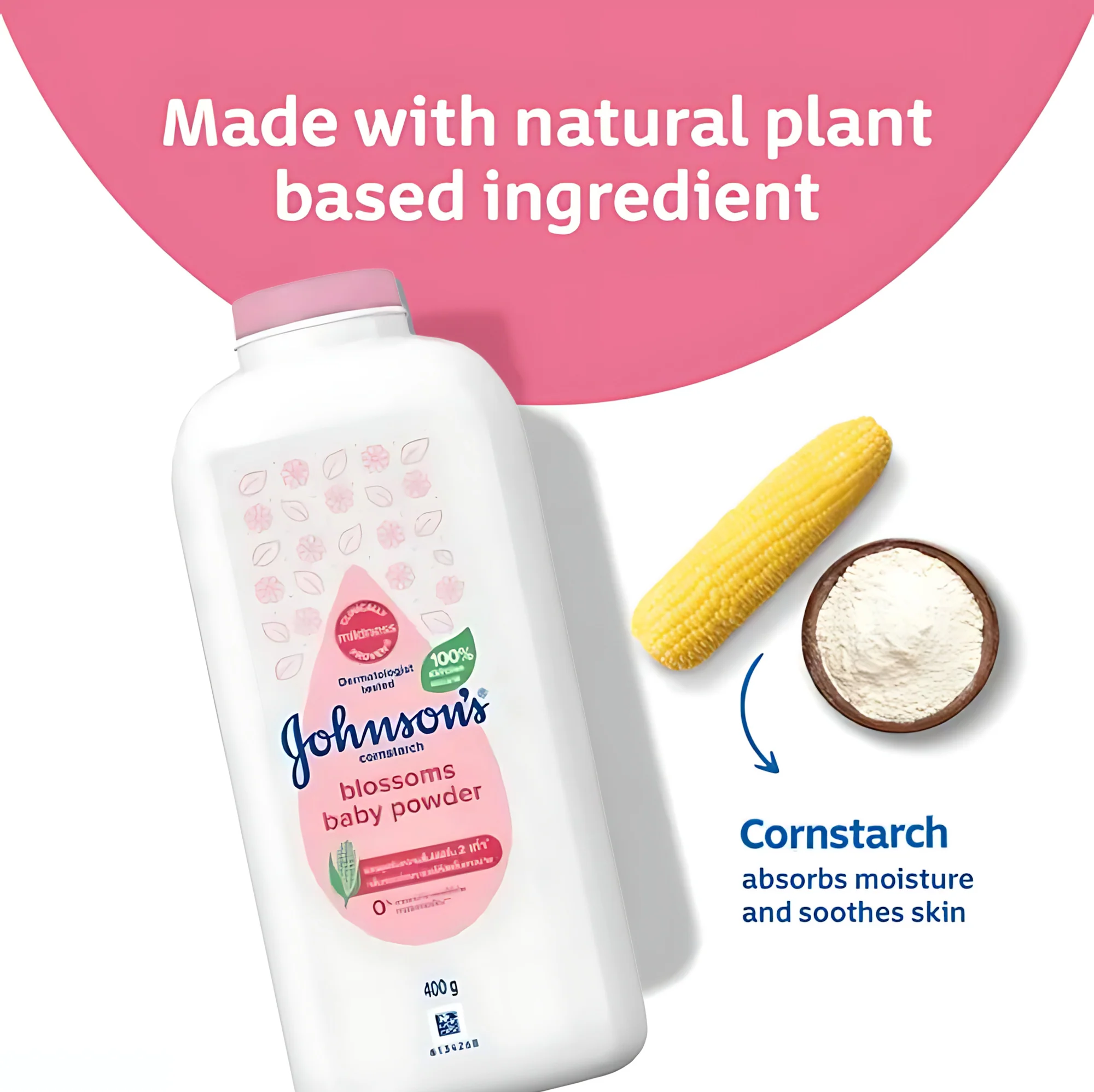Johnson’s Blossoms Baby Powder – 400g - Image 3